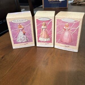 Springtime Barbie Ornaments